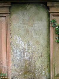 Fraser headstone